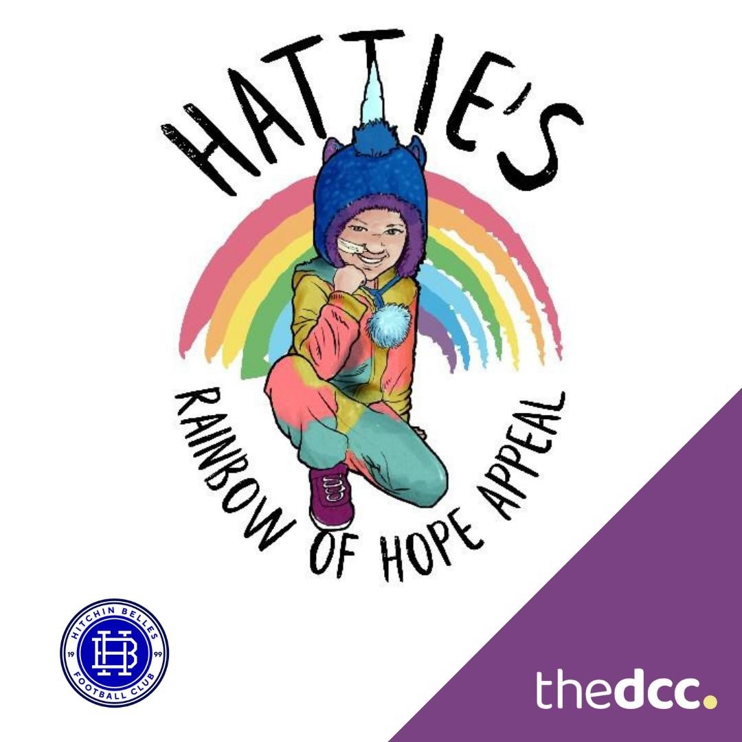 We're supporting @hitchin_belles_fc with their epic challenge to raise funds for Hattie’s Rainbow of Hope Appeal. Check out the list of big name celebs sending their best wishes too - link in bio ⠀
⠀
#runwalk4hattie 🏃🏼‍♀️🌈