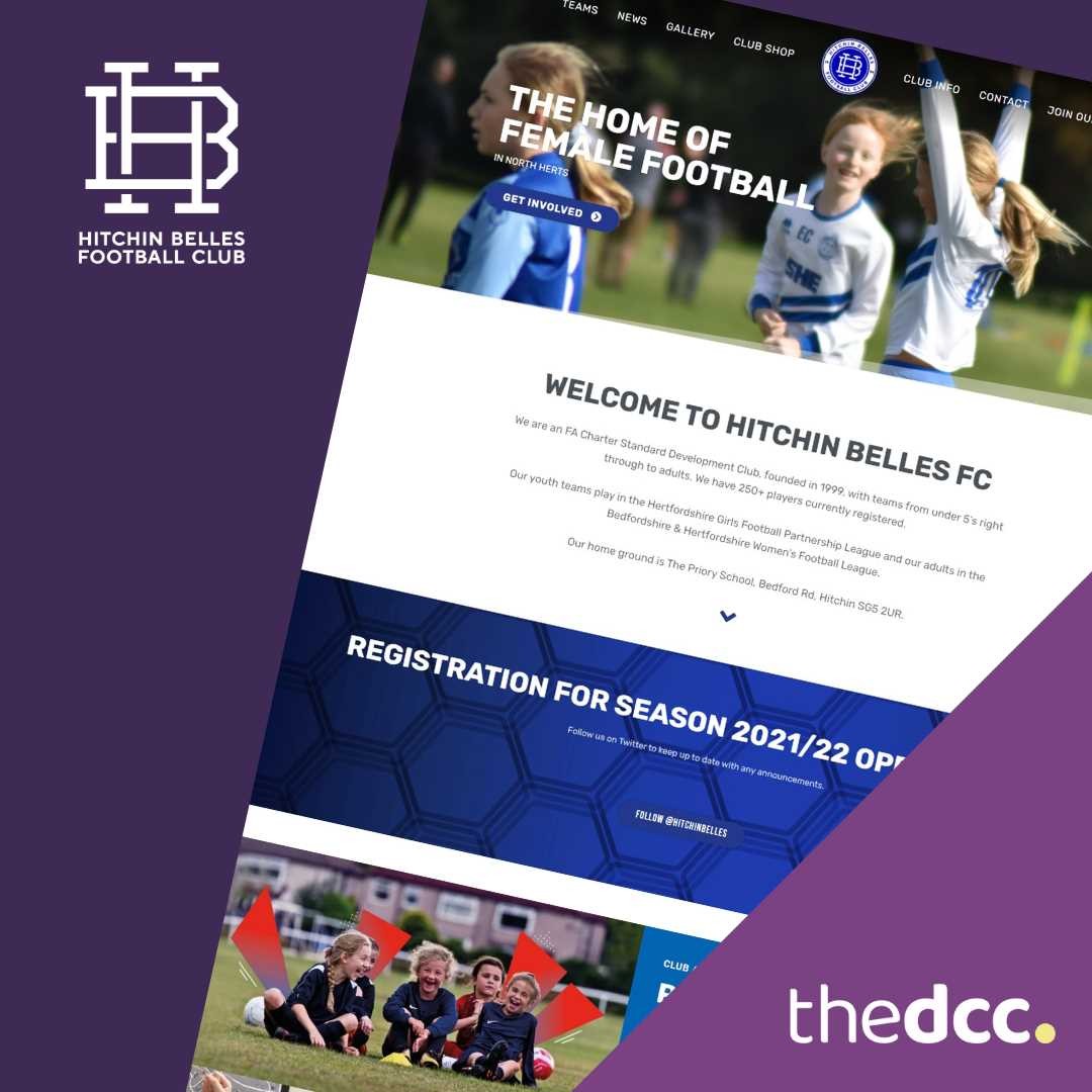 Website Launch: Hitchin Belles ⚽

The first phase of the new website for  @hitchin_belles_fc is now live. 

Female football in Herts has a shiny new home.

There are lots more exciting additions due to come online over the summer, ahead of the new season too.

#football #girlsfootball #womensfootball #wordpress #community
